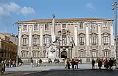 Catania - the main square with the Elephant fountain 